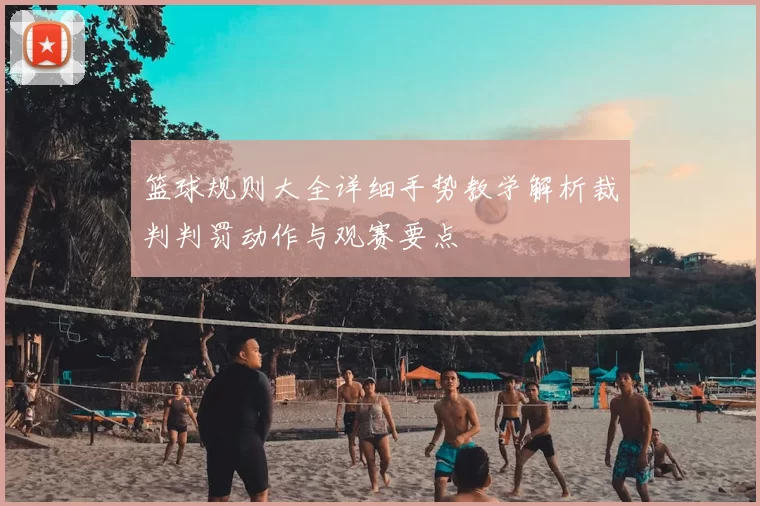 篮球规则大全详细手势教学解析裁判判罚动作与观赛要点